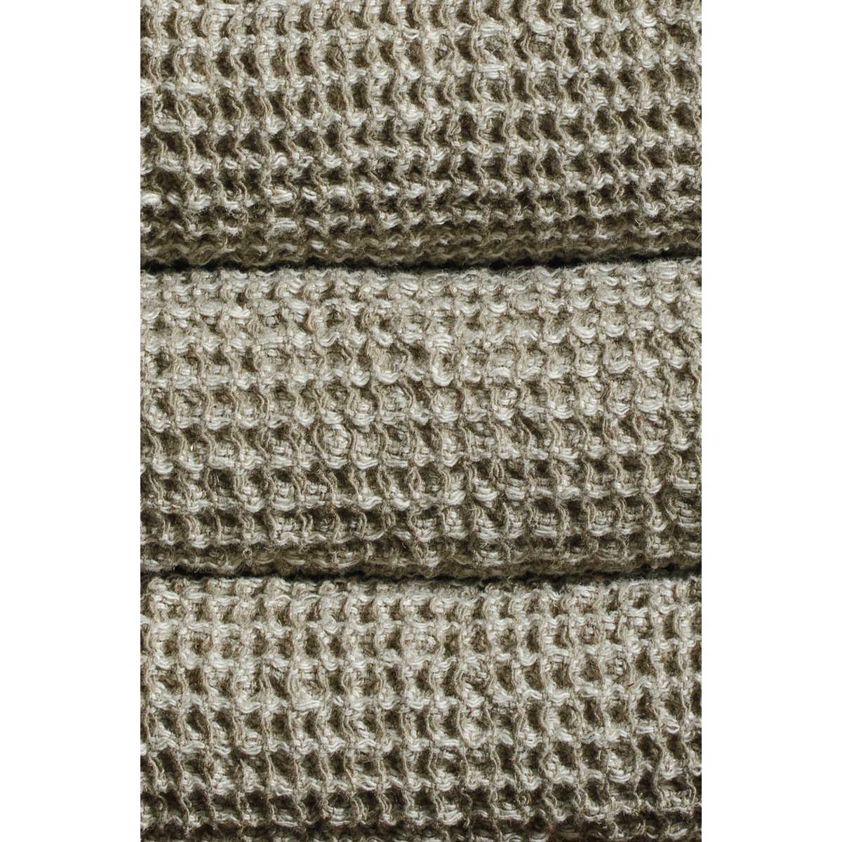 Gewafeld linnen badhanddoek / Big