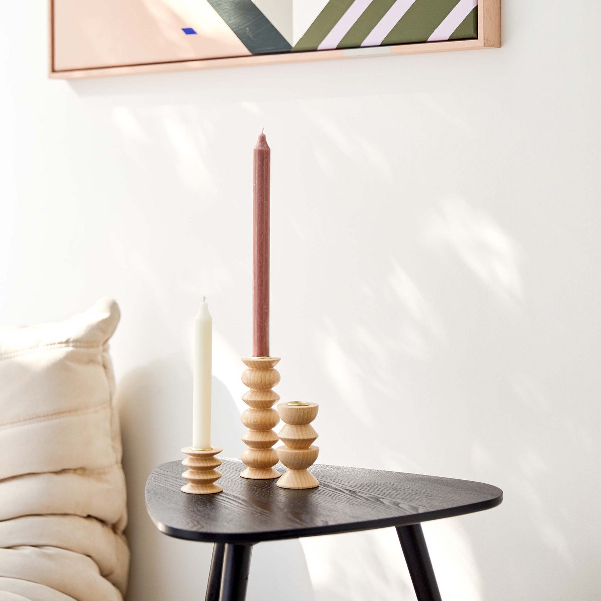 Candelabro Madera Totem - Corto Nº 2