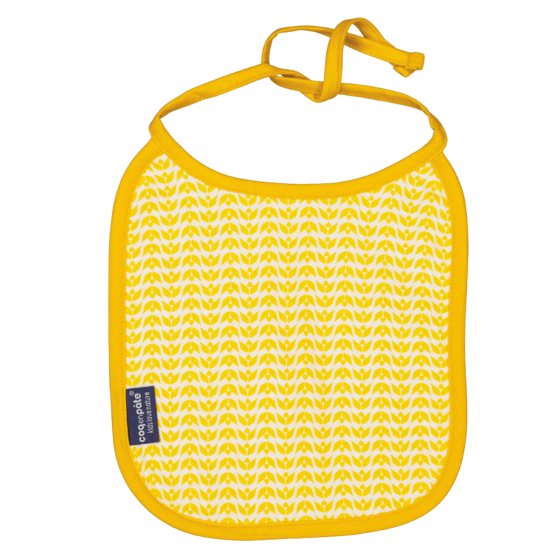 Set Body manches longues & Bavoir | Coton bio | Lion | Cadeau naissance