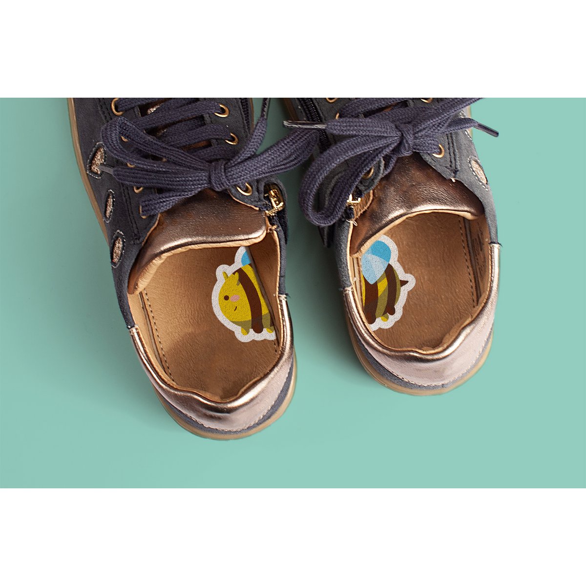Flowers and bees - Shoe stickers