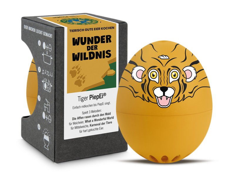 Huevo con pitido de tigre / Temporizador de huevos inteligente