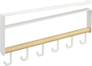 Yamazaki Tosca Küchenutensilien-Organizer unter dem Regal – Weiß