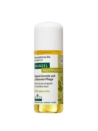 Organic almond oil, 15 ml, for body care. Contains natural ingredients, suitable for sensitive skin.