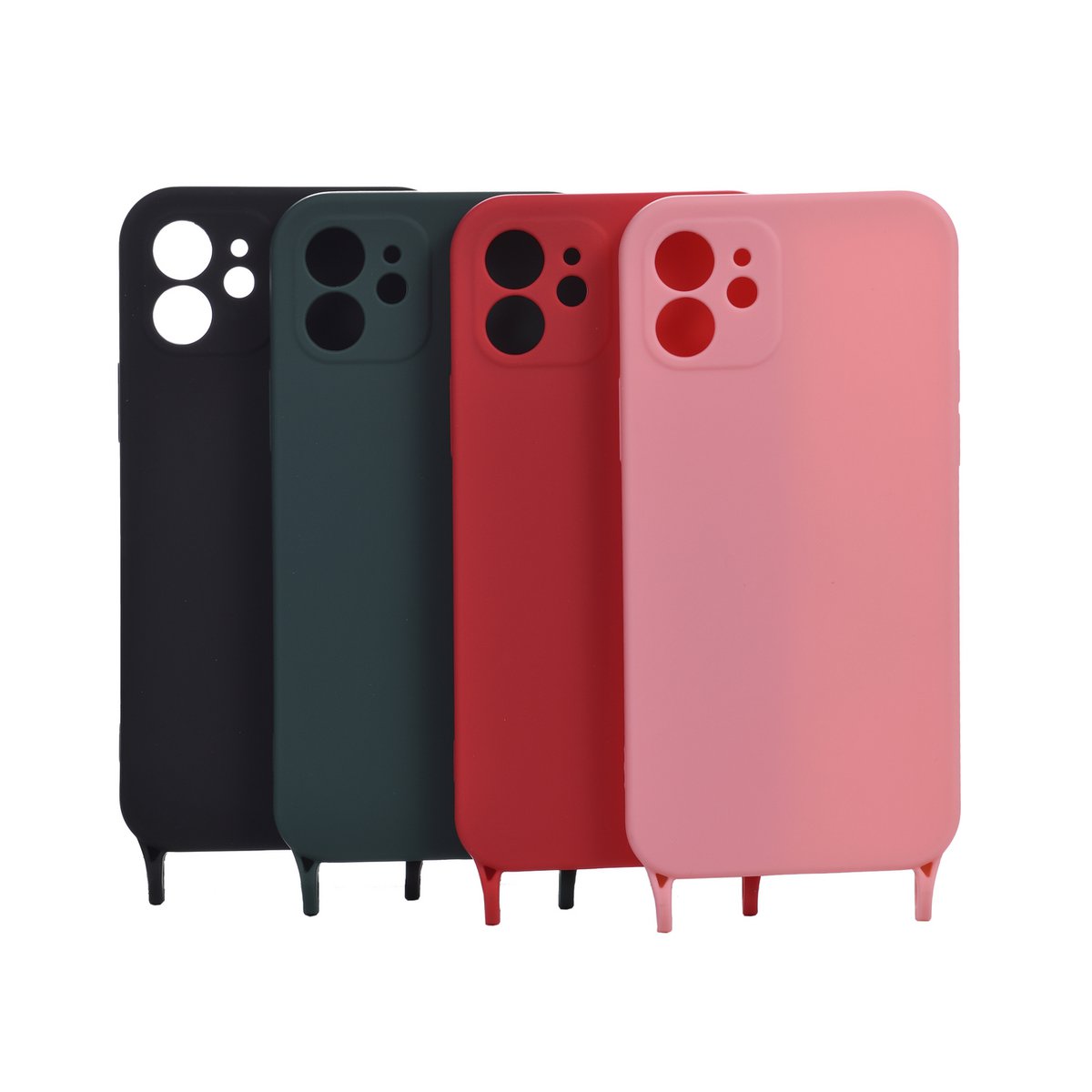 Coque en Silicone avec lacet Iphone 12