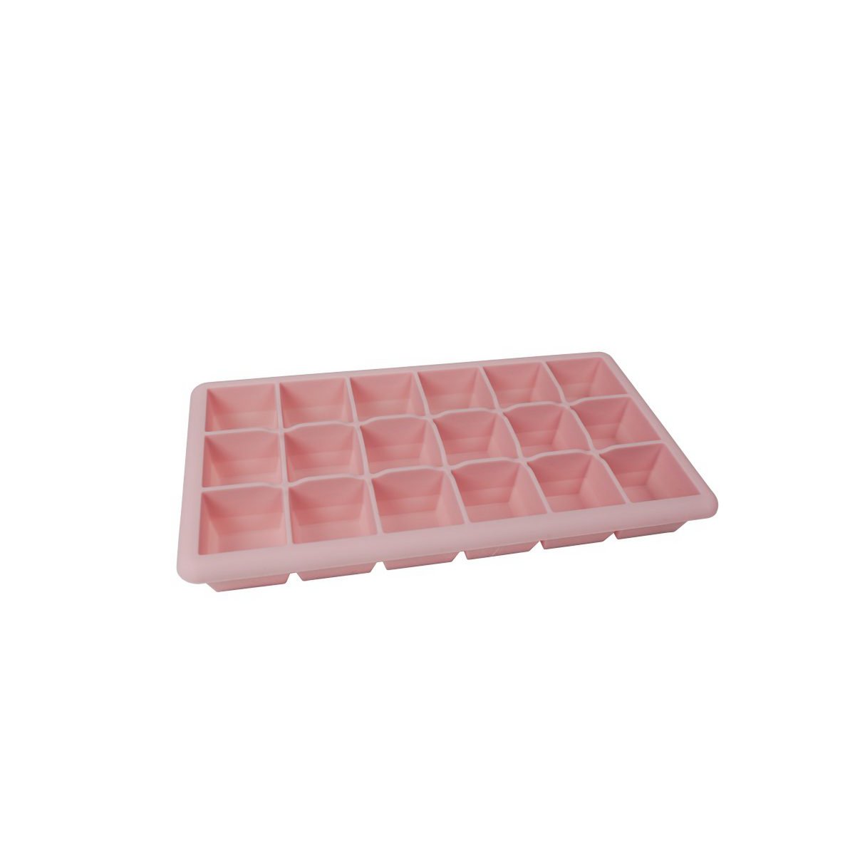 Pastel pink silicone ice cube tray 20x11x3 cm Isabelle Rose