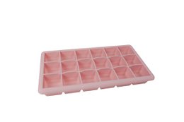 Pastel pink silicone ice cube tray 20x11x3 cm Isabelle Rose