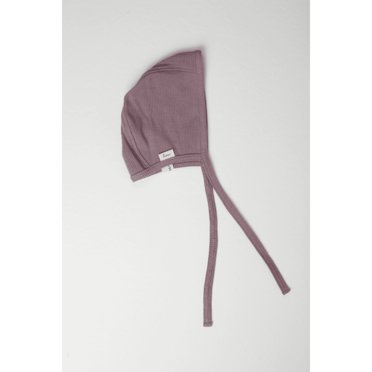 Bonnet bébé côtelé Tisu, lilas