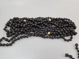 Handmade black amber necklace for him or her mens jewelry wholesale