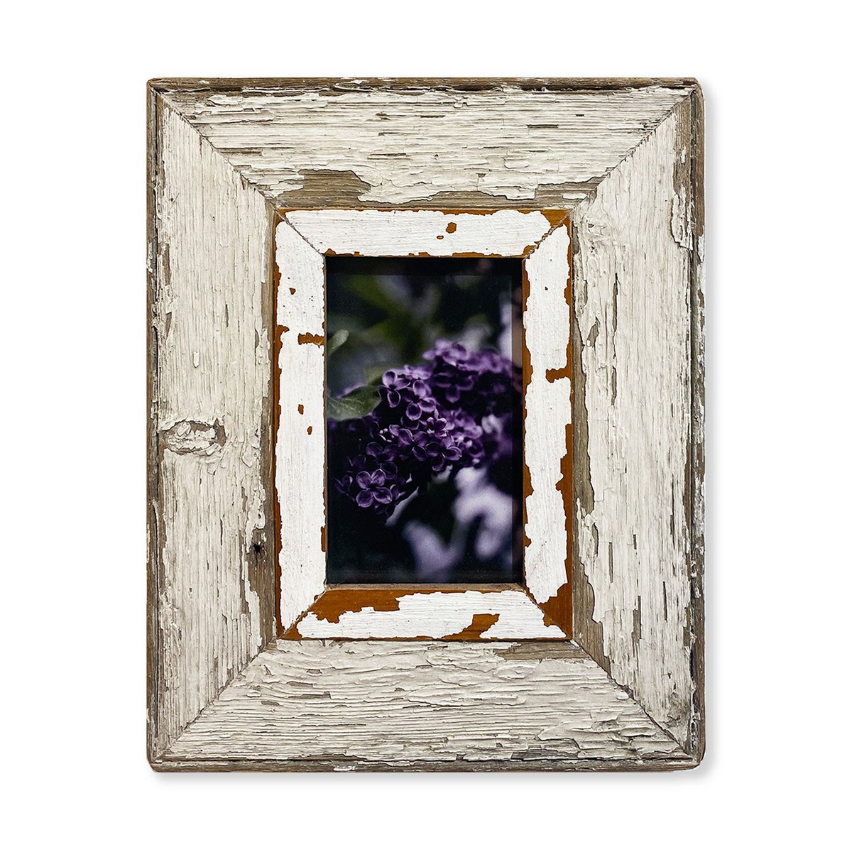Violette - Composition of 3 reclaimed wood frames