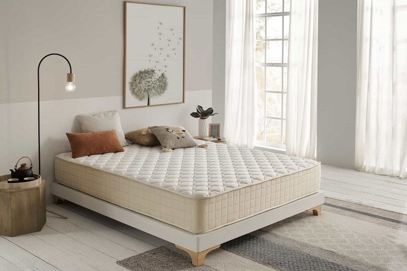 Magic Plus viskoelastisk madras -beige - Tykkelse: 30 cm - Moonia