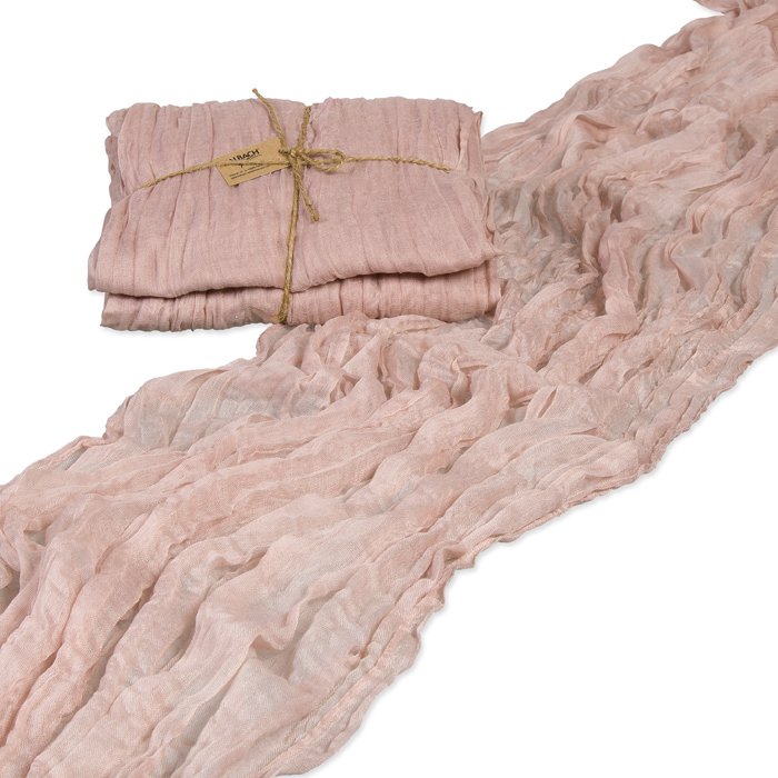Table runner, gauze, cheesecloth, uni ca.70cm x 300cm