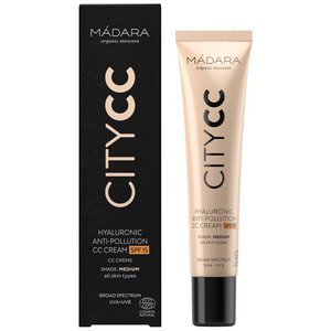 CITY CC Hyaluronic Anti-pollution CC cream SPF 15, MEDIUM, 40ml