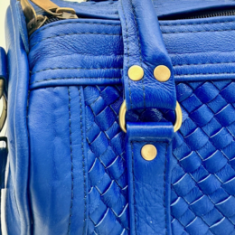 Borsa Rex Blu - borsa in pelle fatta a mano