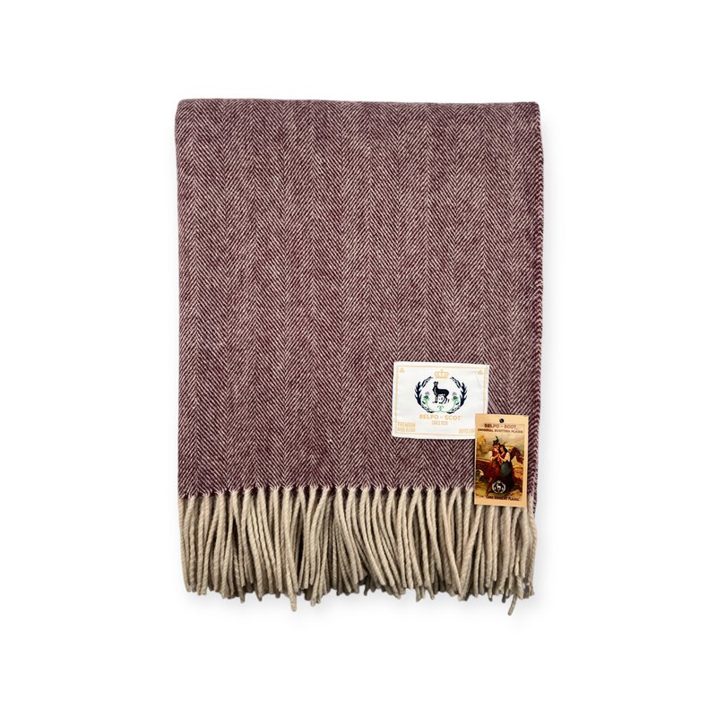 Herringbone  - 100% Recycled wool - vibrant colours