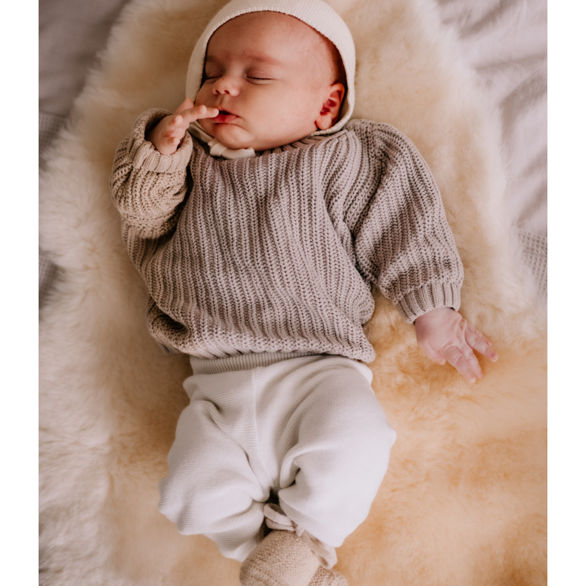 Sheepskin medicinally tanned for baby and child - M