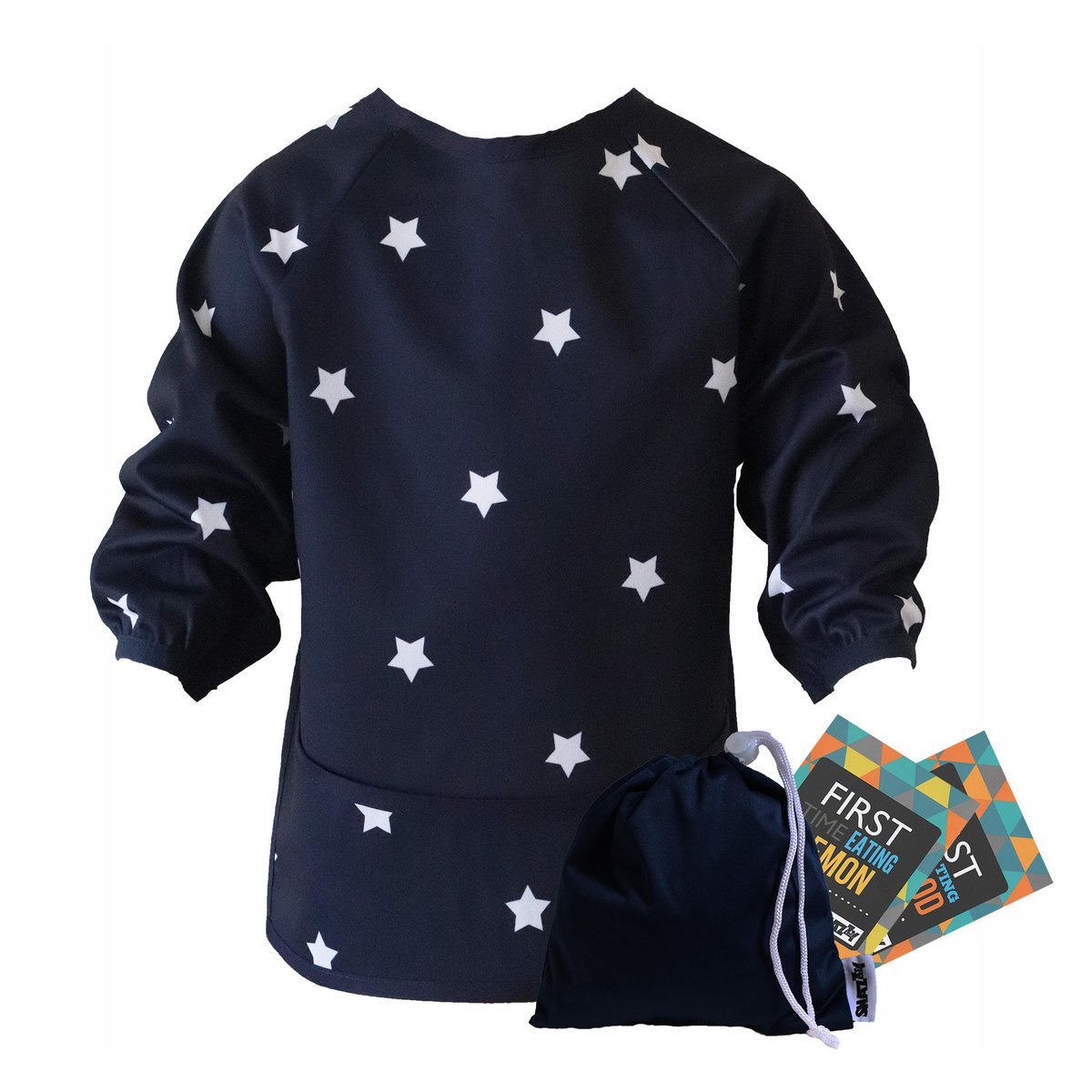 Snazzy Kid Waterproof Long Sleeve Bib - STR