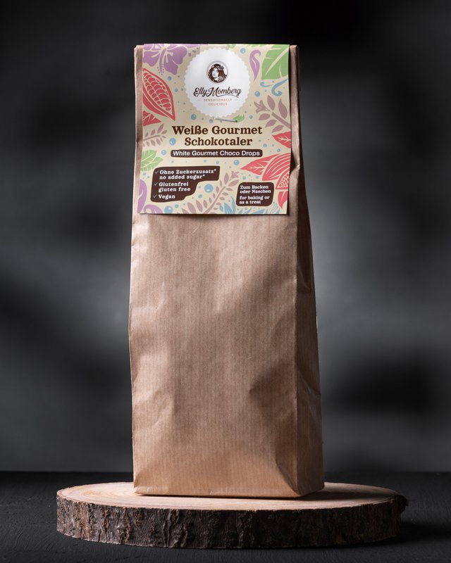 Weiße Schokodrops | Ohne Zuckerzusatz | 300g