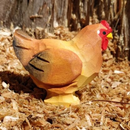 Wudimals® Hölzernes Tierspielzeug Huhn