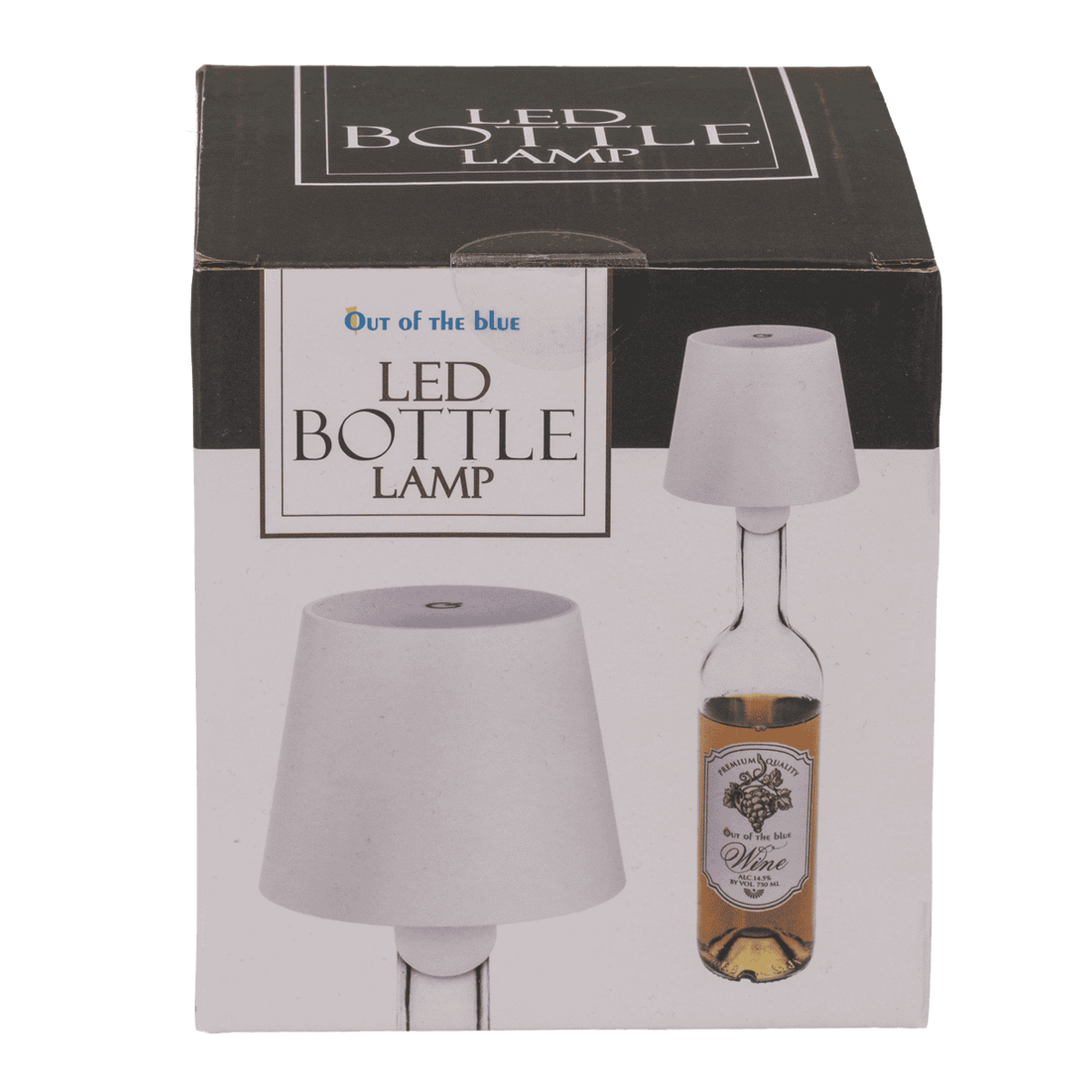 LED bottle lamp, white, 3 modes (on/off/dim.),