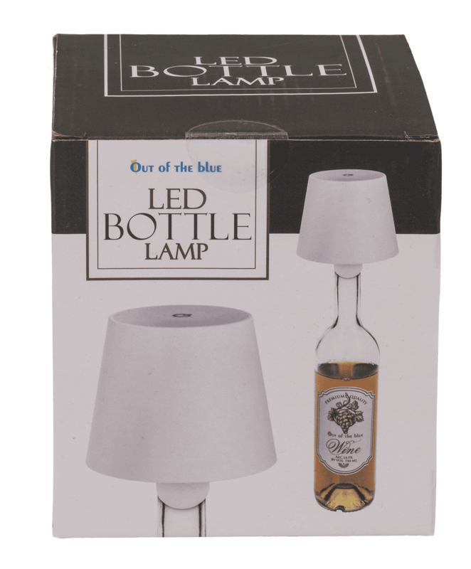 LED bottle lamp, white, 3 modes (on/off/dim.),