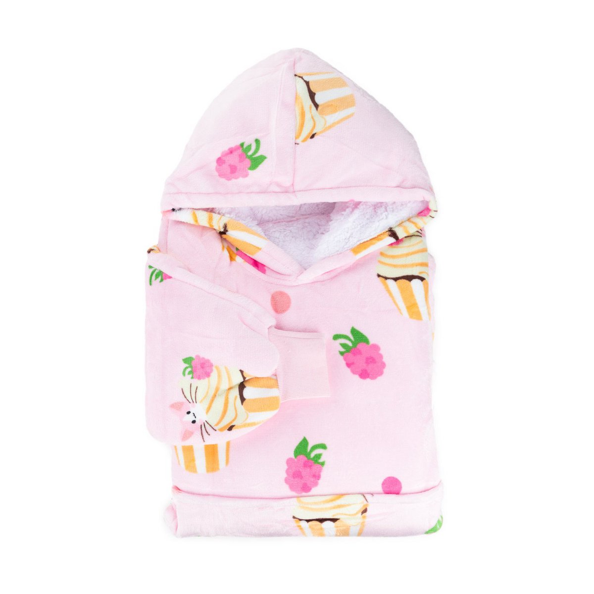 Vitapur - Hoodie blanket + socks - Cupcake