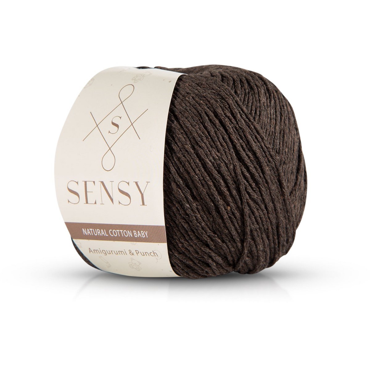 Sensy Premium Natural Baby Cotton 100% filato di cotone morbido per lavoro a maglia e uncinetto Amigurumi