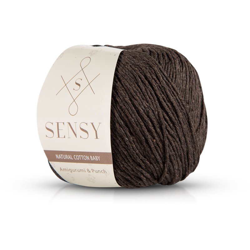 Sensy Premium Natural Baby Cotton 100% filato di cotone morbido per lavoro a maglia e uncinetto Amigurumi
