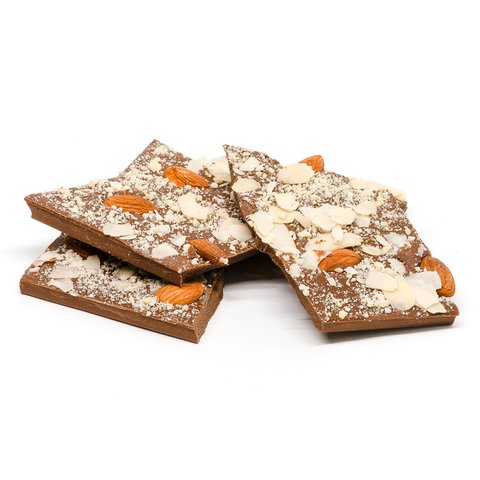 Broken bars (milk 44% with almonds) 200 Grs