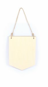 HANGING FLAG IN WOOD 150x200x5mm