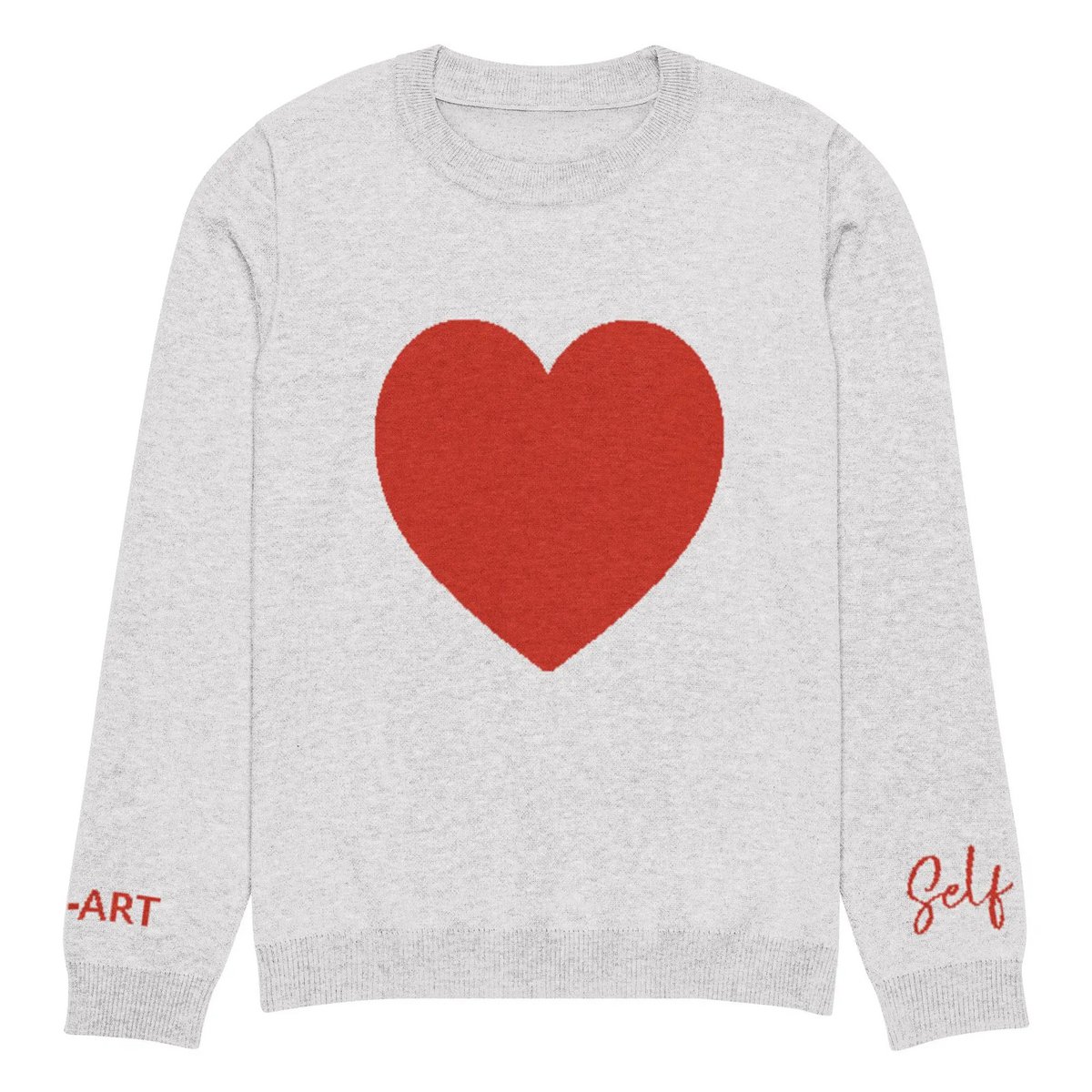 Heart - Pull col rond tricoté BLEACH