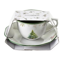 Santa Lila Cup med tallerken 220 ml
