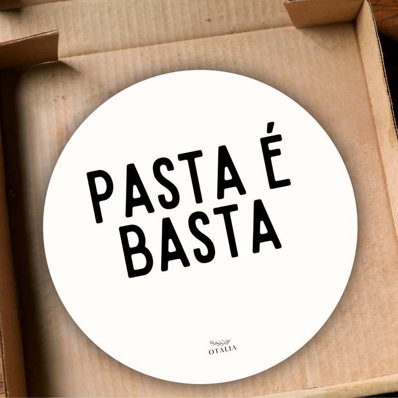 Scatola pizza: pasta e basta - Decocard