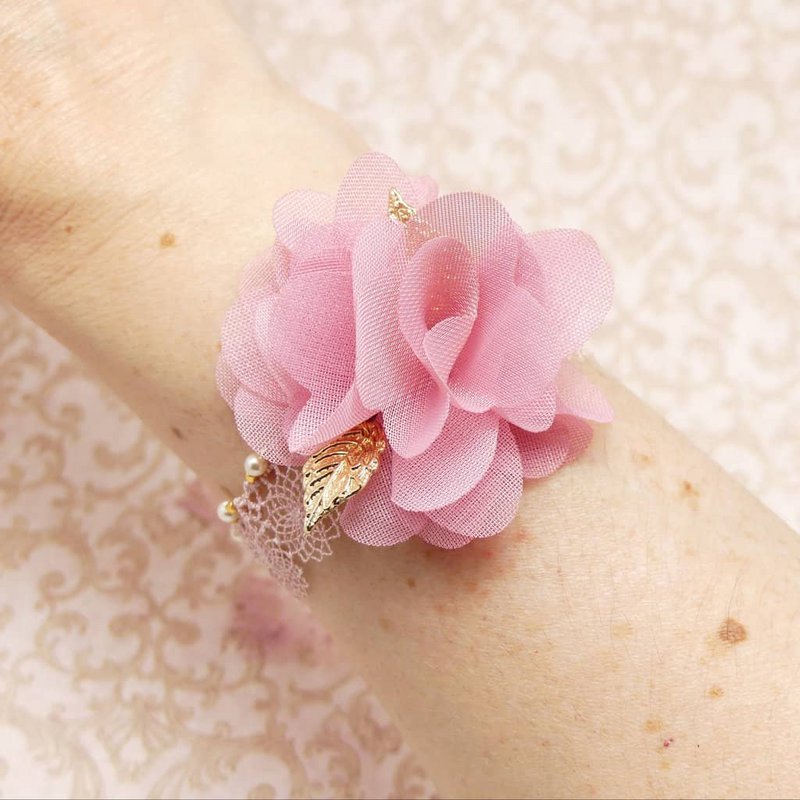 Armbånd til Nourish Flower Pearls Swarovski Weaving Mothers 'Day Gift