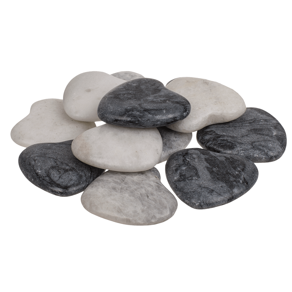 Natural Stone Heart, Worry Hearts,