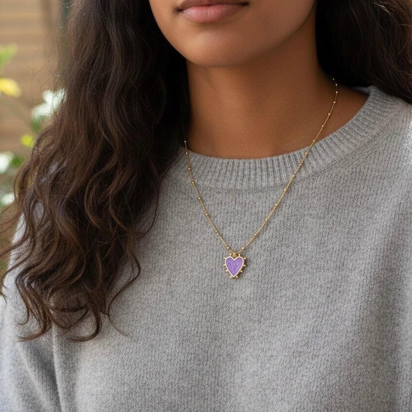 GIOIOSA – Gold Plated Heart Necklace