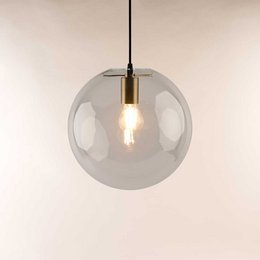 Orb glass ball pendant lamp