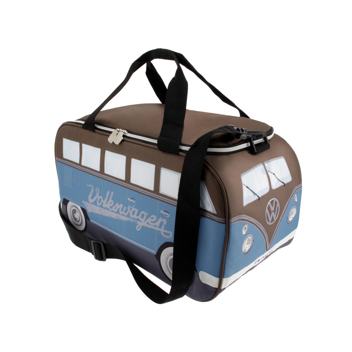 Volkswagen VW T1 Bus Kühltasche (25 l) - Petrol & Braun