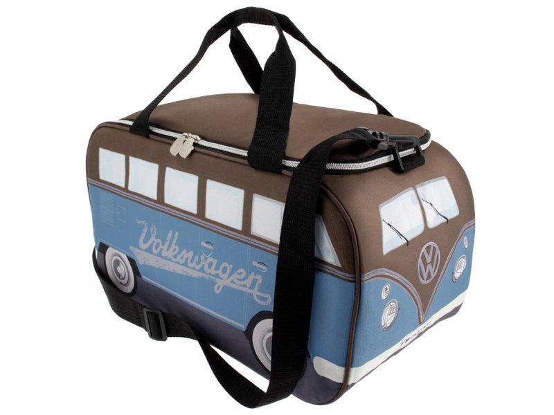 Volkswagen VW T1 Bus Bolsa Nevera (25 l) - Petróleo y Marrón