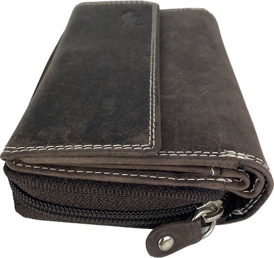 Arrigo Ladies Wallet - Brown Real Leather