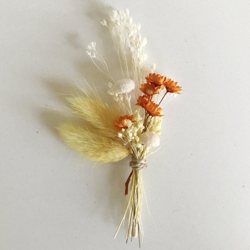 Boeket spriggy 12cm yellow