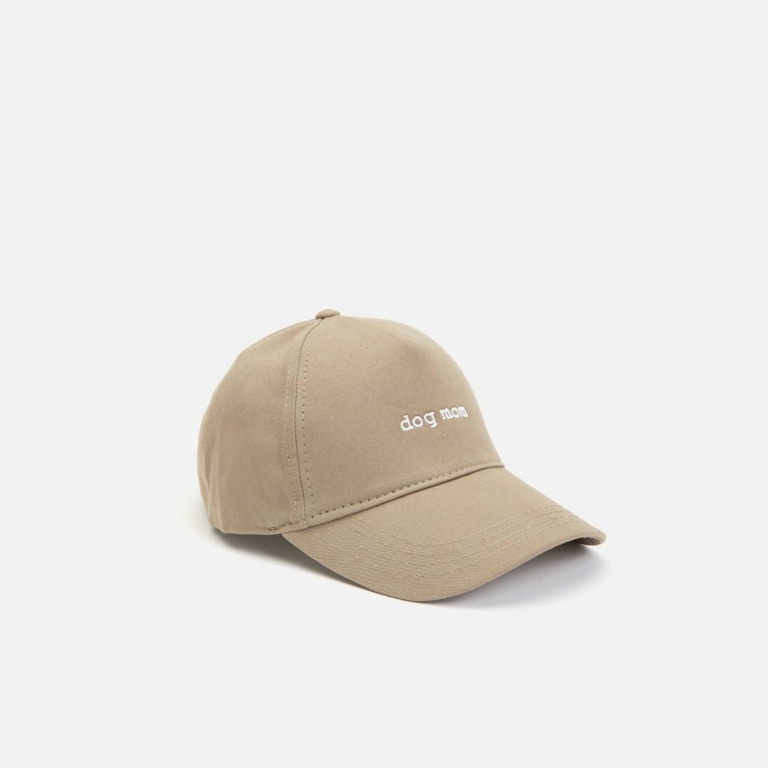 Dog Mom Cap Beige