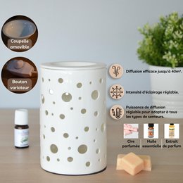 Difusor de Calor Suave - Calorya n°2 - Cerámica - Lámpara de Ambiente - Decorativa y Moderna - Idea de Regalo