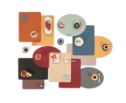 Dækkeserviet TOGO - Vegansk læder - Rektangulært - 33x45 cm