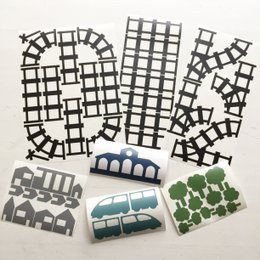 Sticky Rails speelstickers voordeelset kleur