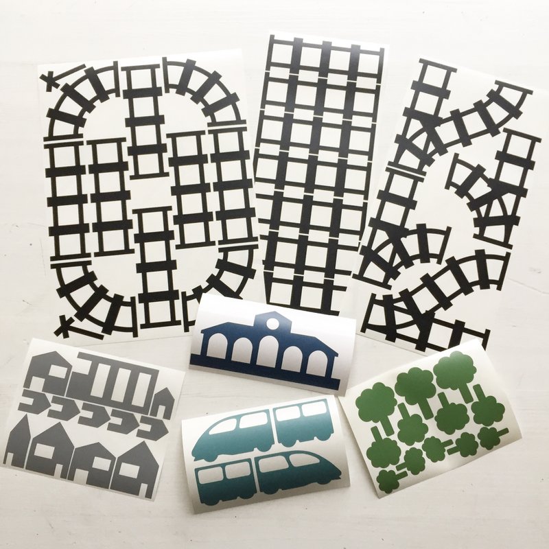 Sticky Rails speelstickers voordeelset kleur