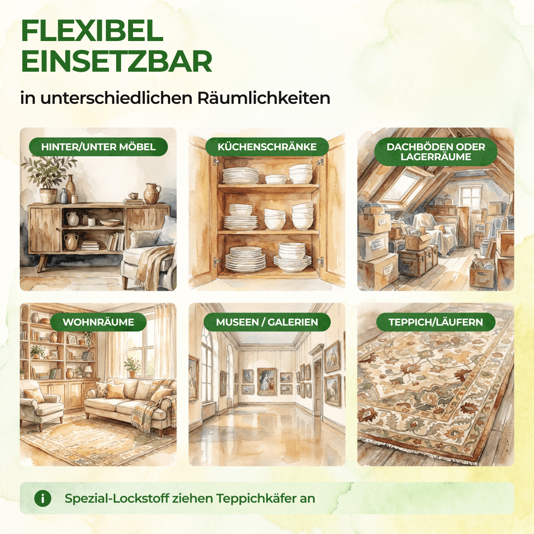 Teppichkäfer Falle