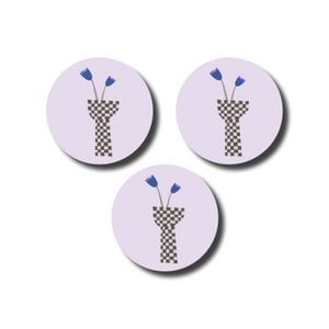 Stickers on a roll - Flowers