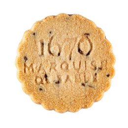 Shortbread biscuits assortment of plain shortbread pure fresh butter, with raspberry chips and chocolate chips - metal box "Dans un jardin" 300 g