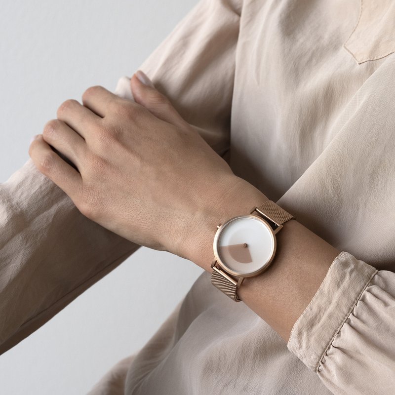 Orologio gradiente oro rosa
