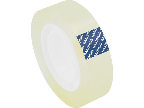 Klebeband Raadhuis transparent 15mmx33m für B1-Abrollgerät